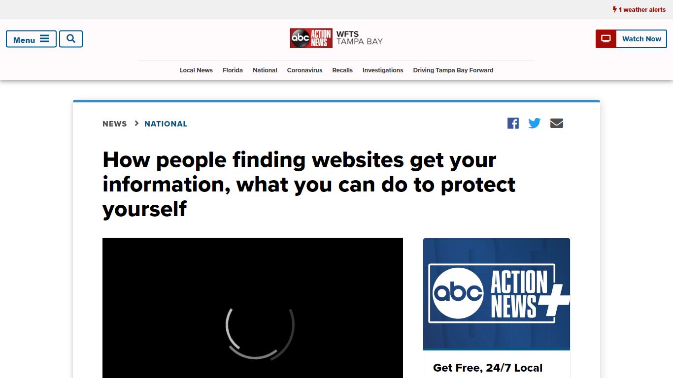 How people finding websites get your information